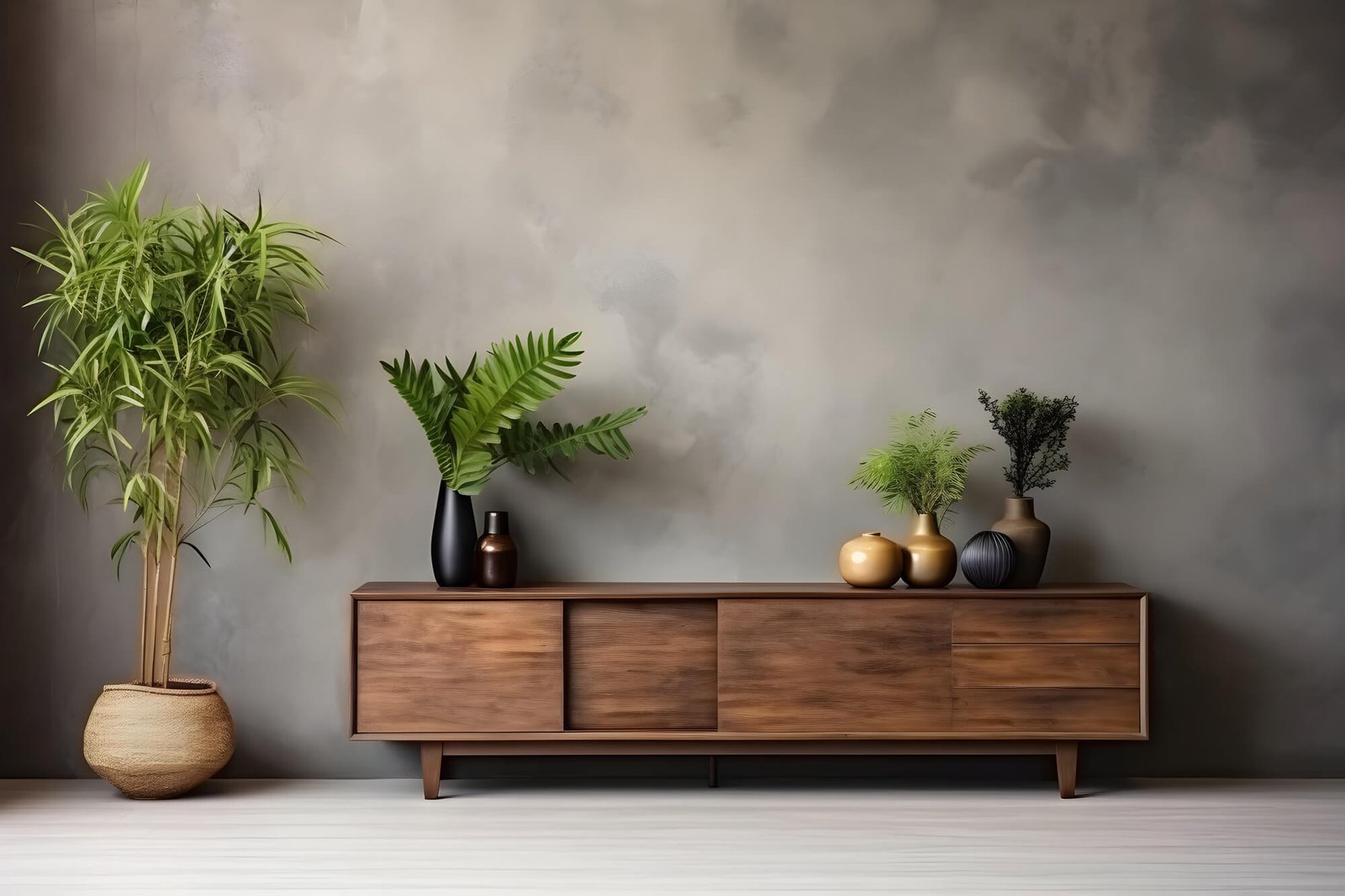 Healthy plant-based meal beautifully presented with fresh ingredients